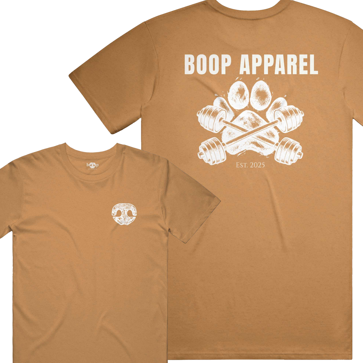 Funny dog owner t-shirt with sarcastic humor -Iron Paw (White) - Heather T