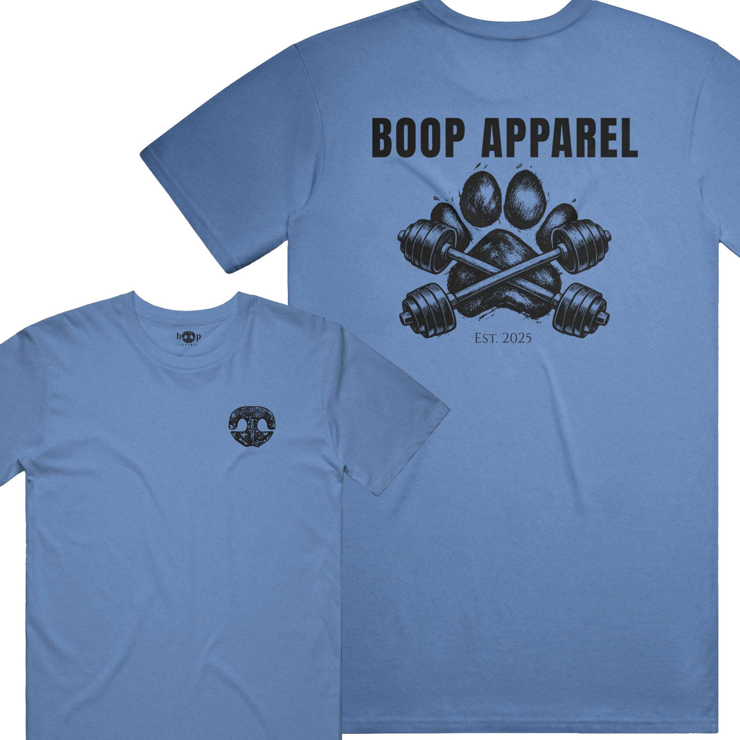 Funny dog owner t-shirt with sarcastic humor -Iron Paw (Black) - Heather T