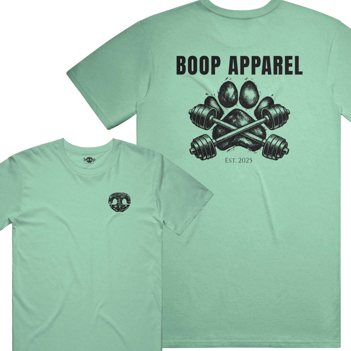 Funny dog owner t-shirt with sarcastic humor -Iron Paw (Black) - Heather T