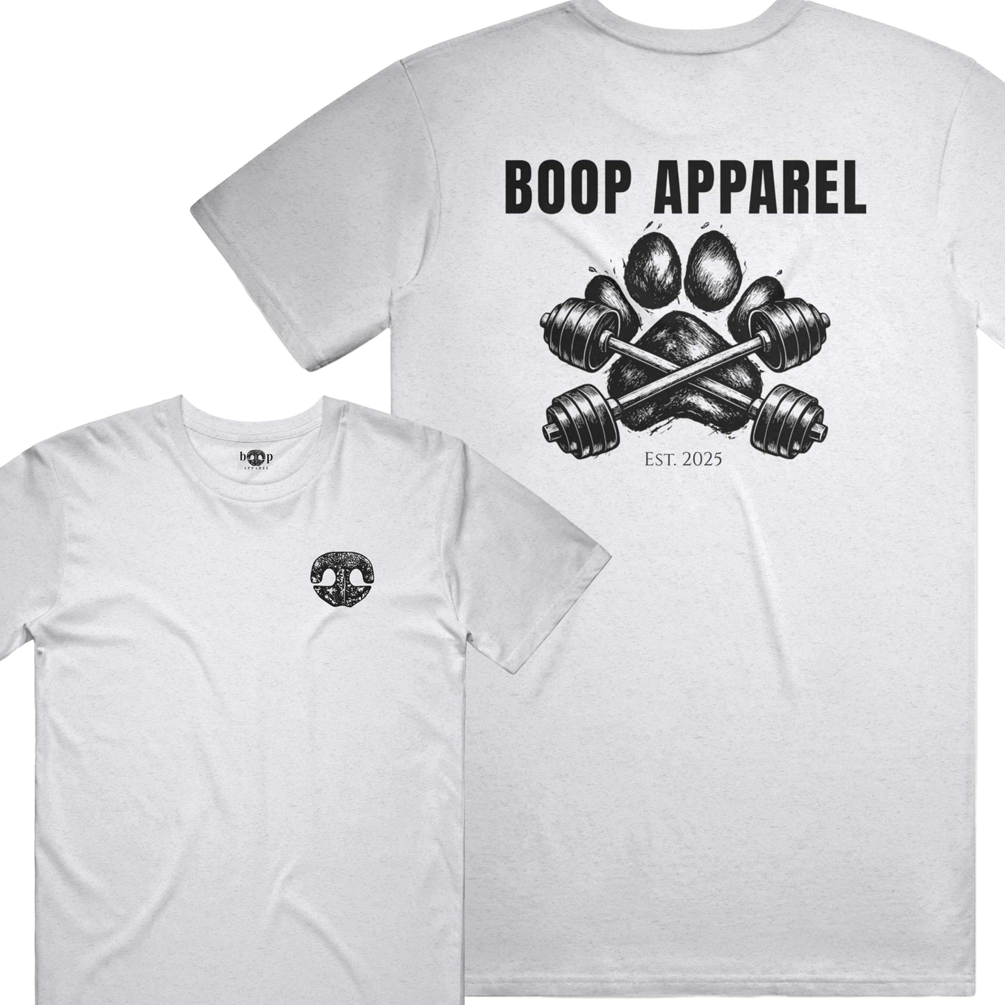 Funny dog owner t-shirt with sarcastic humor -Iron Paw (Black) - Heather T