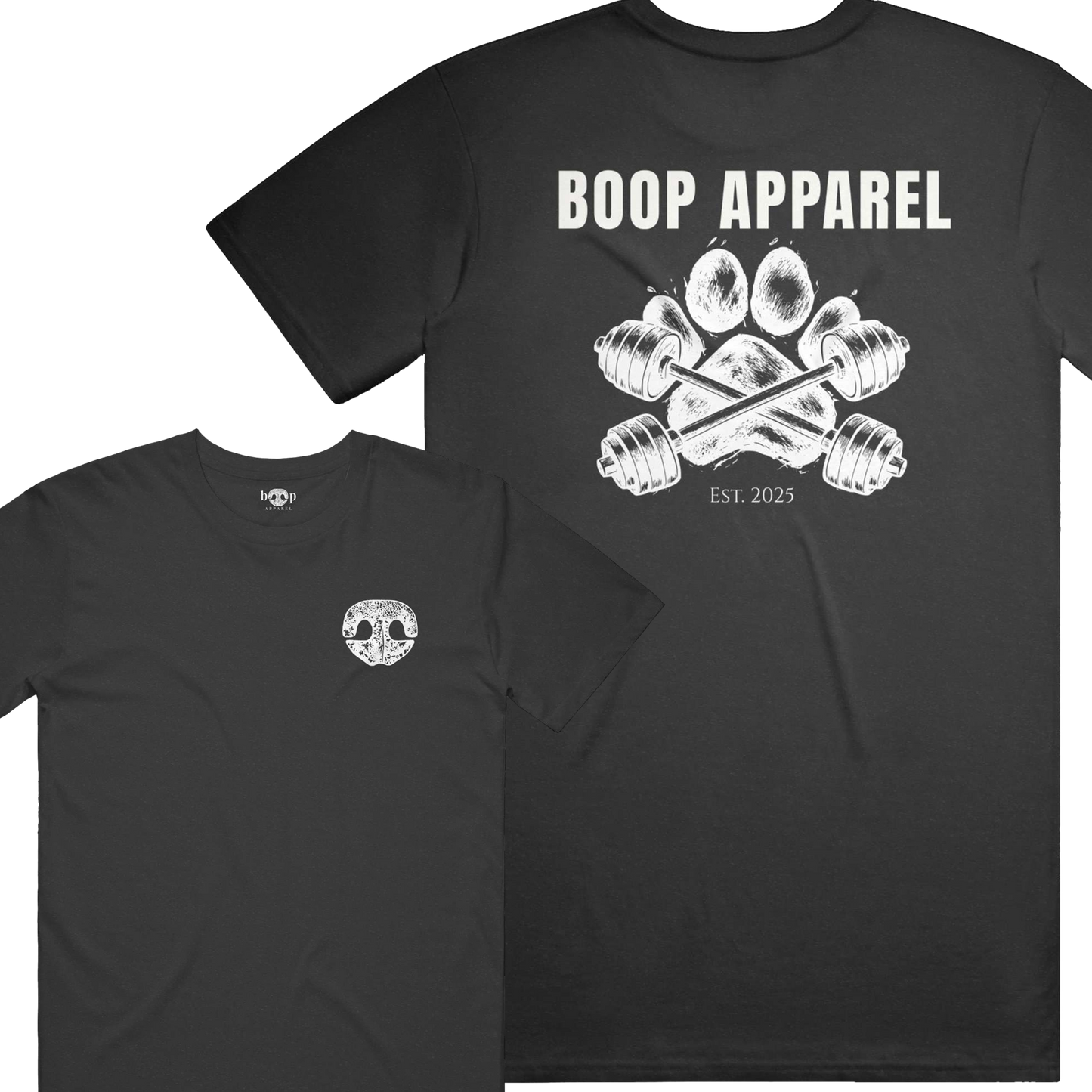 Funny dog owner t-shirt with sarcastic humor -Iron Paw (White) - Triblend T