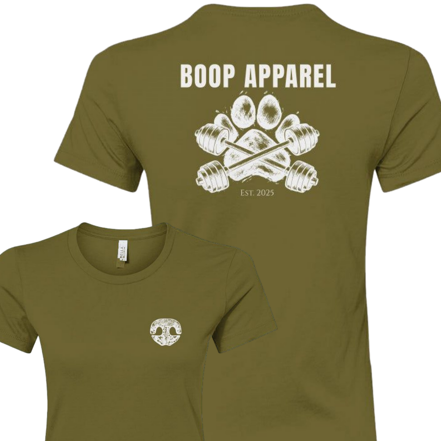 Funny dog owner t-shirt with sarcastic humor -Iron Paw (White) - Women's T