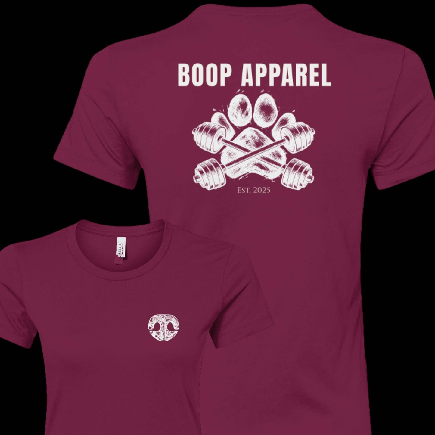 Funny dog owner t-shirt with sarcastic humor -Iron Paw (White) - Women's T