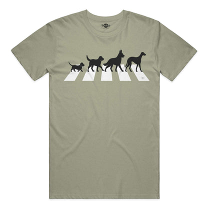 All You Need Is Dogs everyday t in Heather Olive