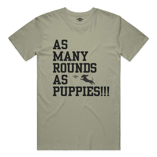 AMRAPuppies everyday t in Heather Olive