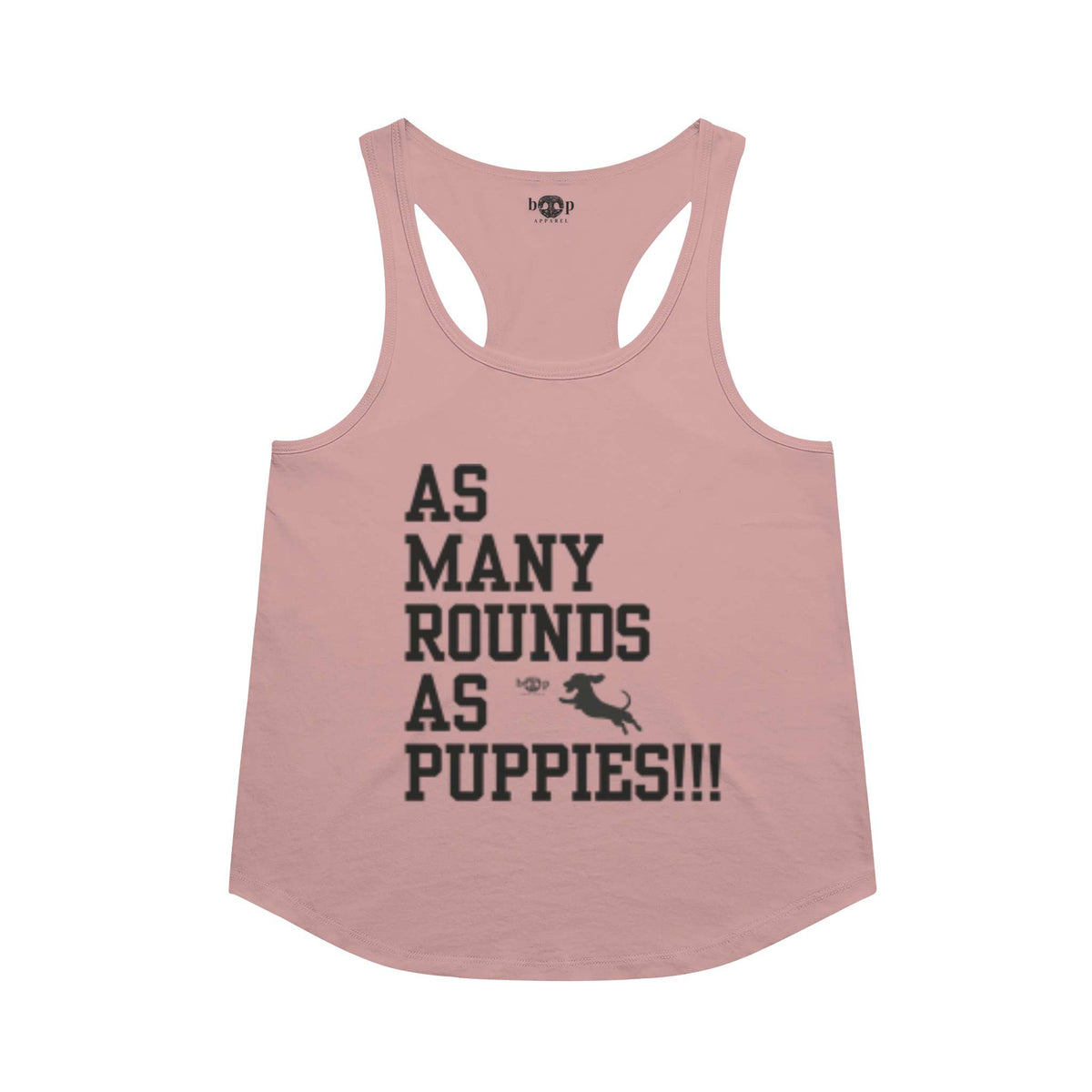 AMRAPuppies Racerback Tank, alternate view 2