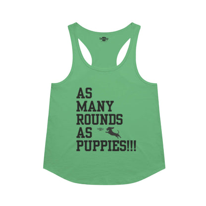 AMRAPuppies Racerback Tank, alternate view 3