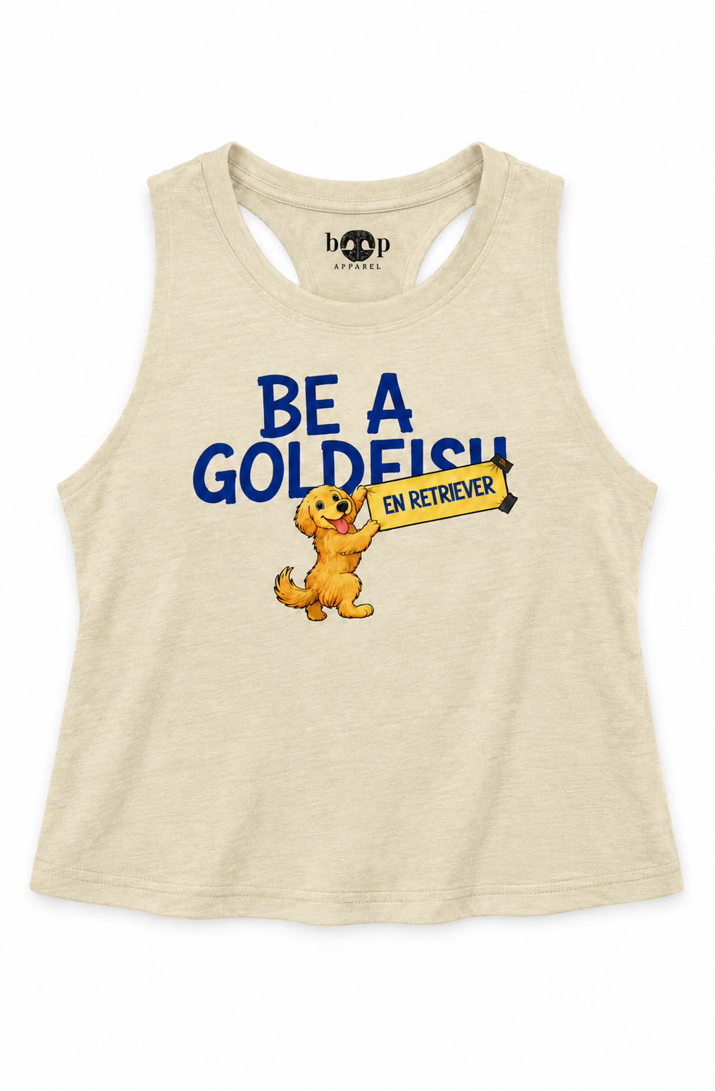 Be a Golden crop tank — Heather French Vanilla