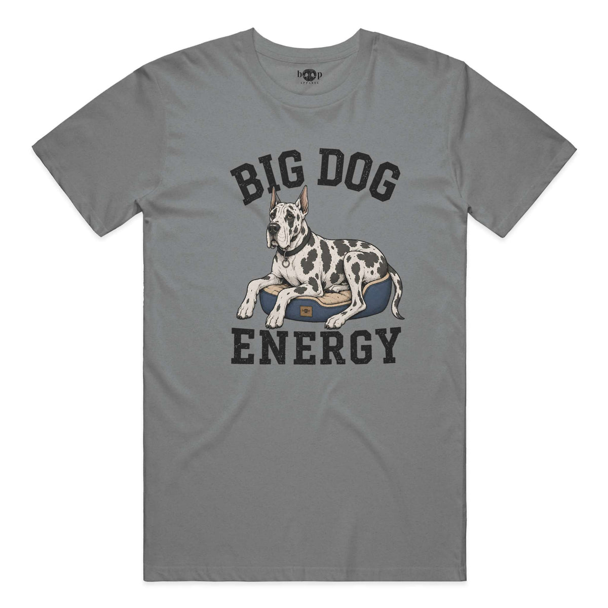 Big Dog Energy performance t in Grey Triblend