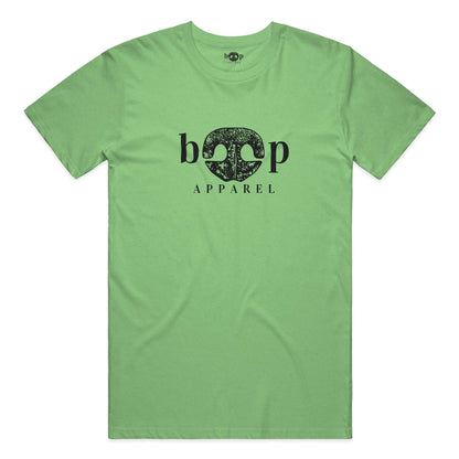Boop Apparel Logo performance t in Green Triblend