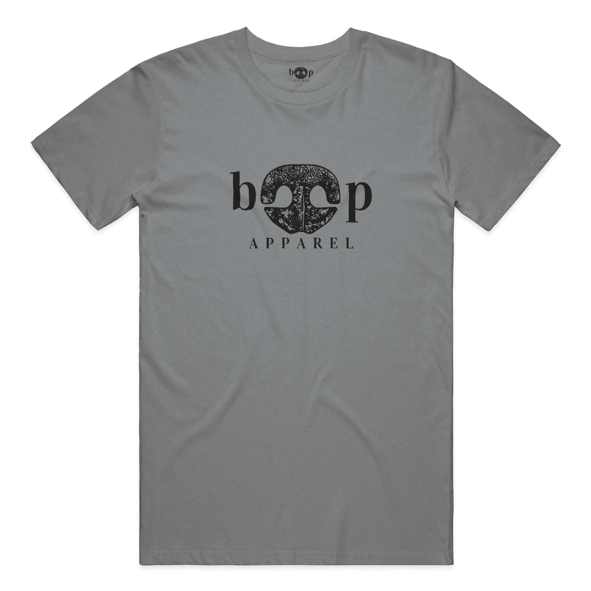 Boop Apparel Logo performance t in Grey Triblend