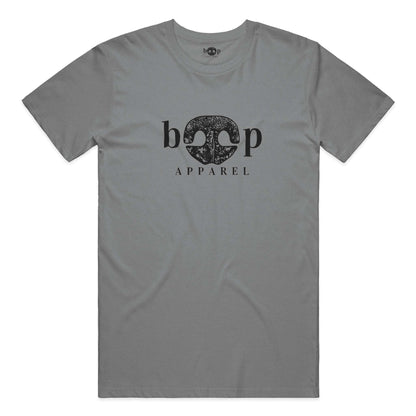 Boop Apparel Logo performance t in Grey Triblend