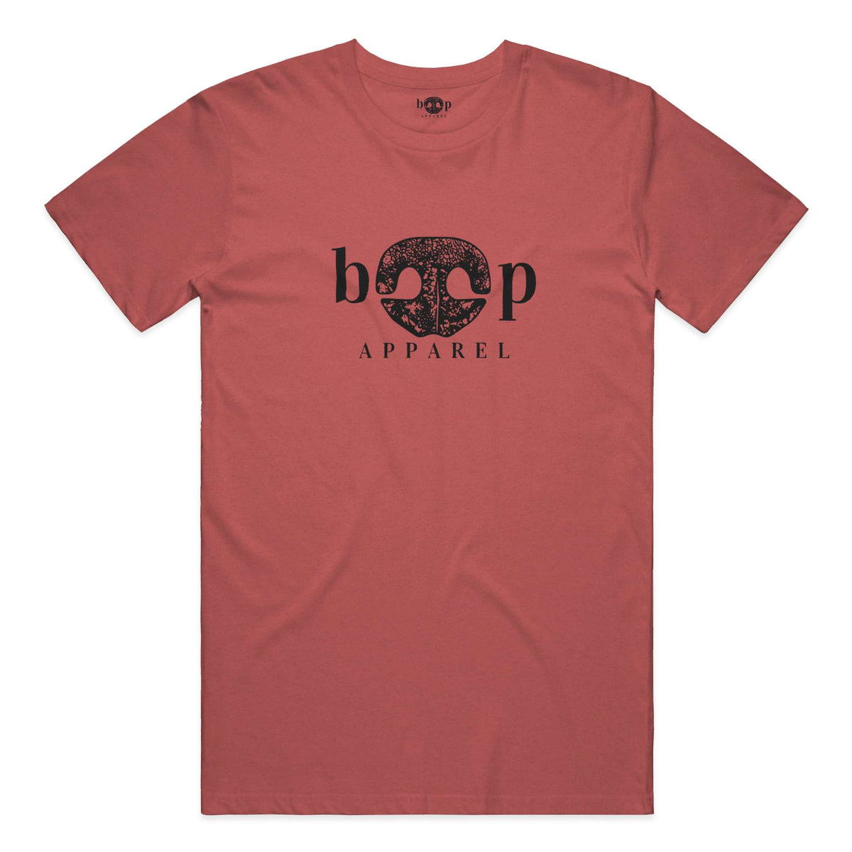 Boop Apparel Logo performance t in Red Triblend