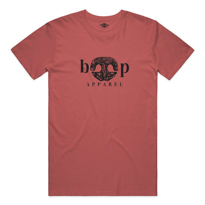 Boop Apparel Logo performance t in Red Triblend