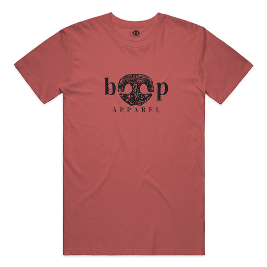 Boop Apparel Logo performance t in Red Triblend