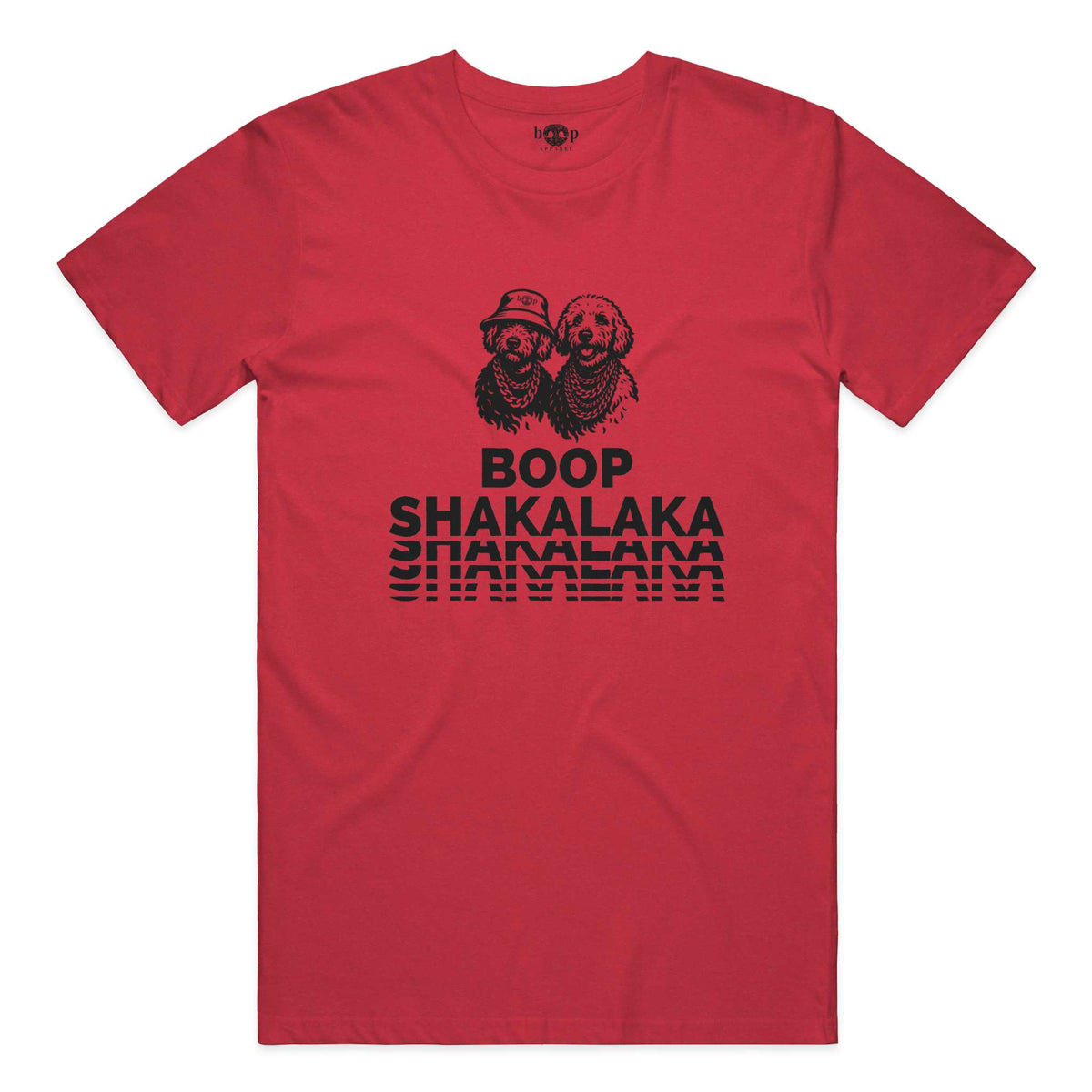 Boop Shakalaka everyday t in heather red