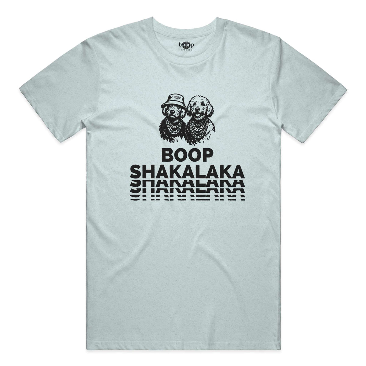 Boop Shakalaka performance t in Ice Blue Triblend