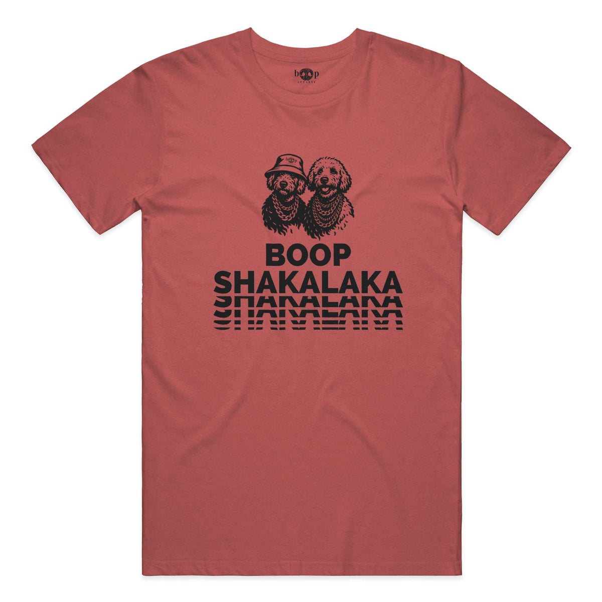 Boop Shakalaka performance t in Red Triblend