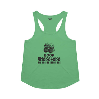 Boop Shakalaka racerback tank in Envy
