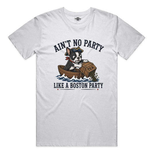 Boston Party everyday t in Solid White Blend