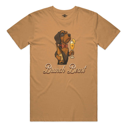 Brunch Beast everyday t in Heather Autumn