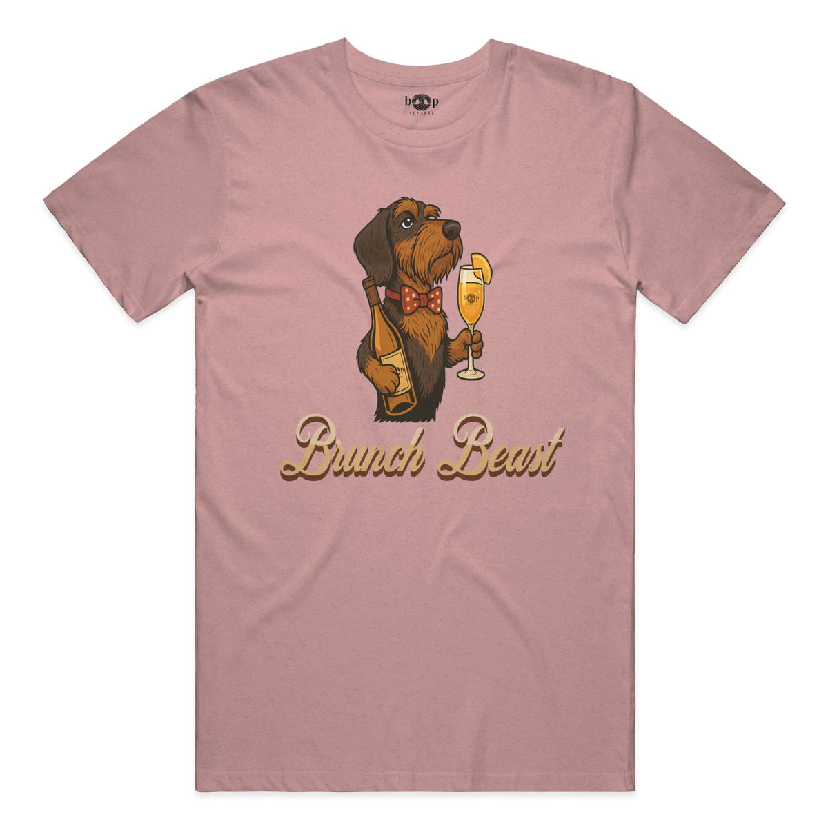 Brunch Beast everyday t in Heather Mauve