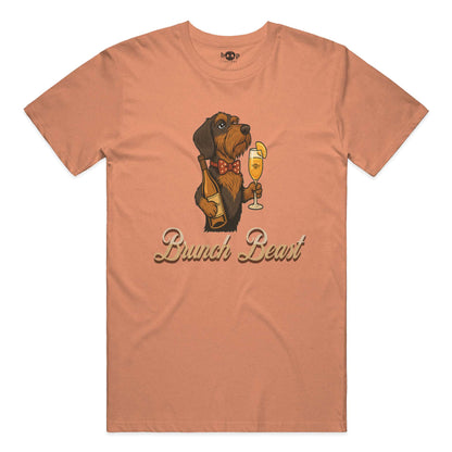 Brunch Beast performance t in Orange Triblend