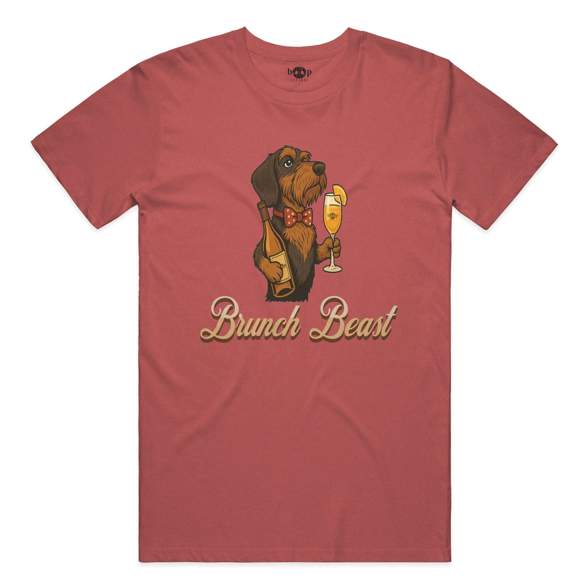 Brunch Beast performance t in Red Triblend