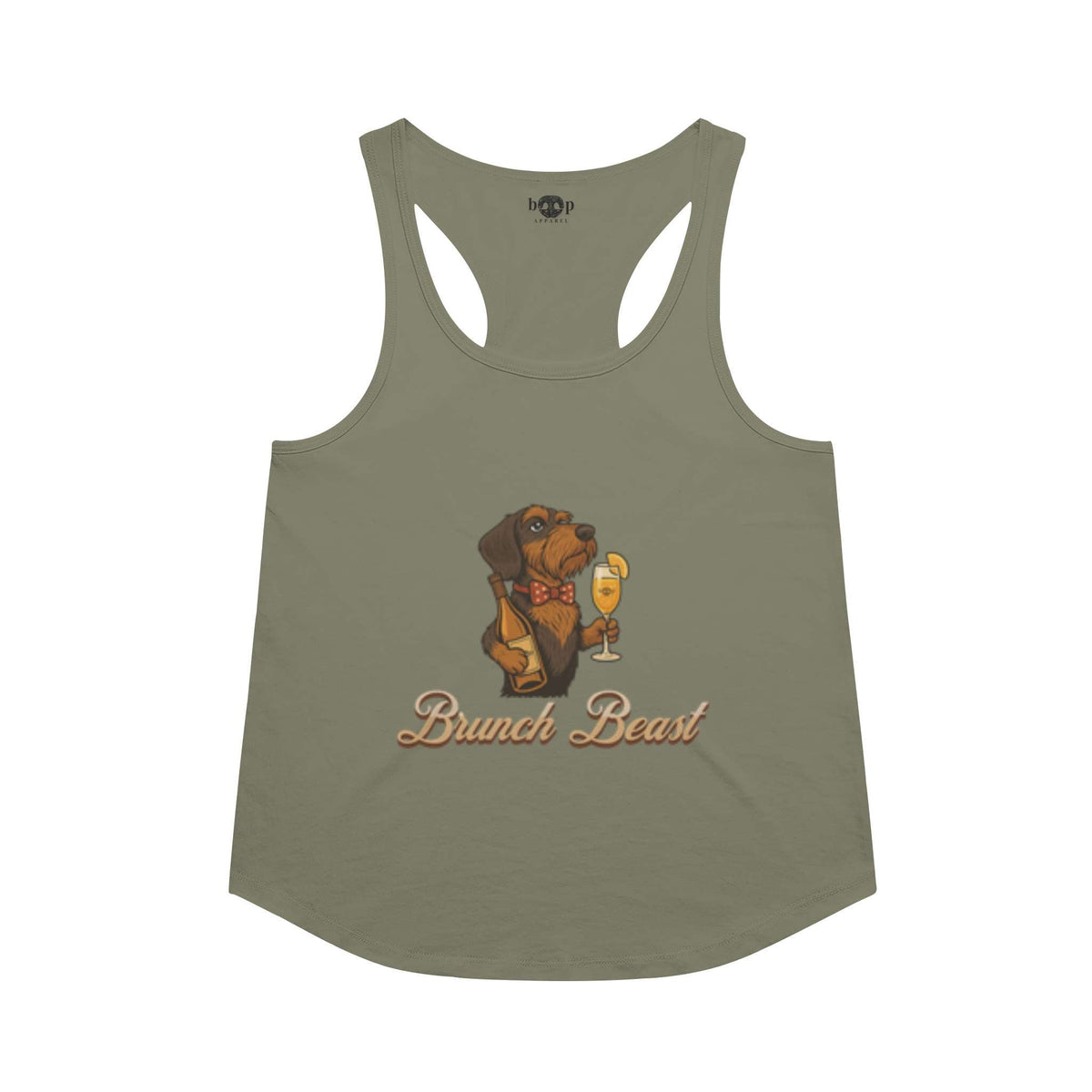 Brunch Beast Racerback Tank, alternate view 2