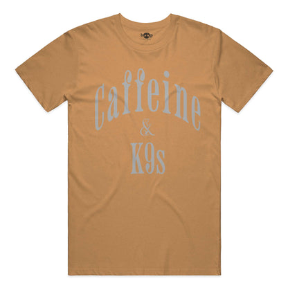 Caffeine & K9s everyday t in Heather Autumn