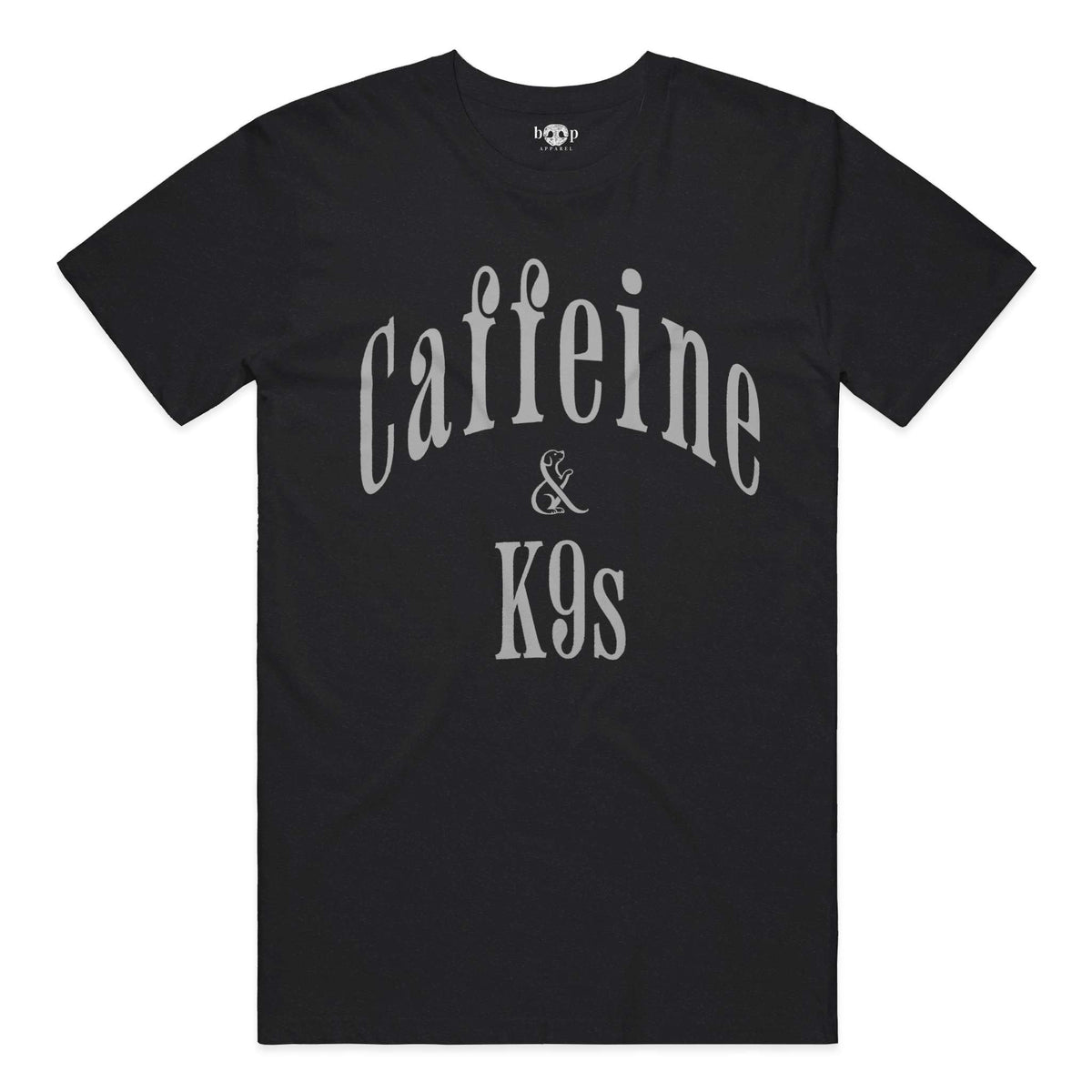 Caffeine & K9s everyday t in Solid Black Blend