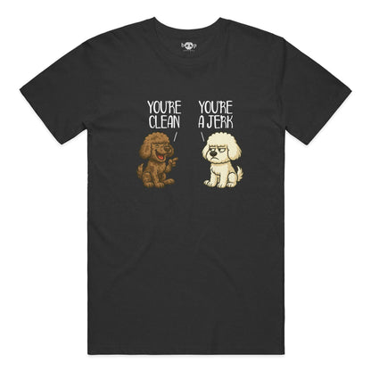 Clean and Jerk everyday t in black heather