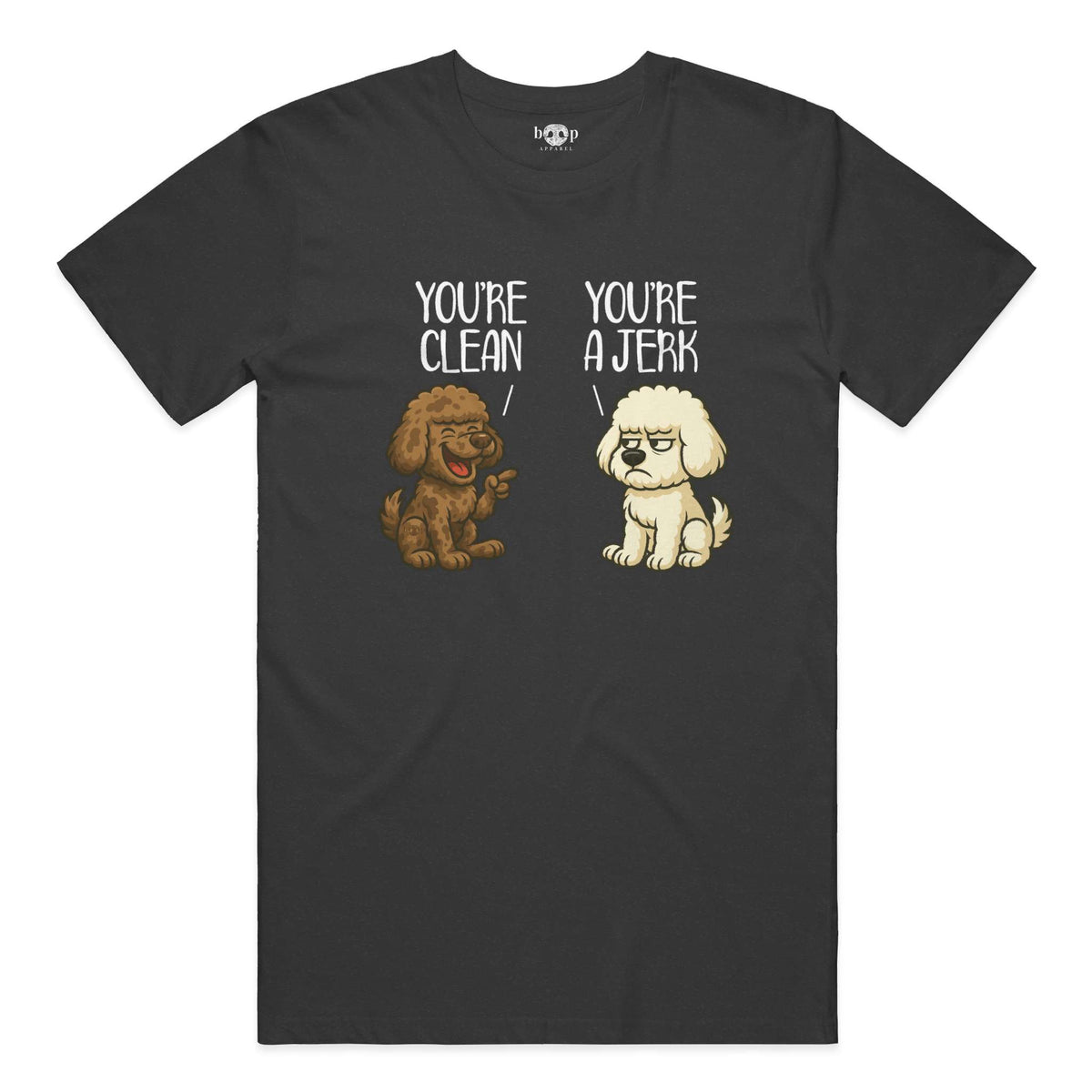 Clean and Jerk performance t in Charcoal Black Triblend