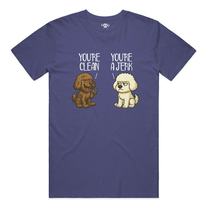 Clean and Jerk performance t in Navy Triblend