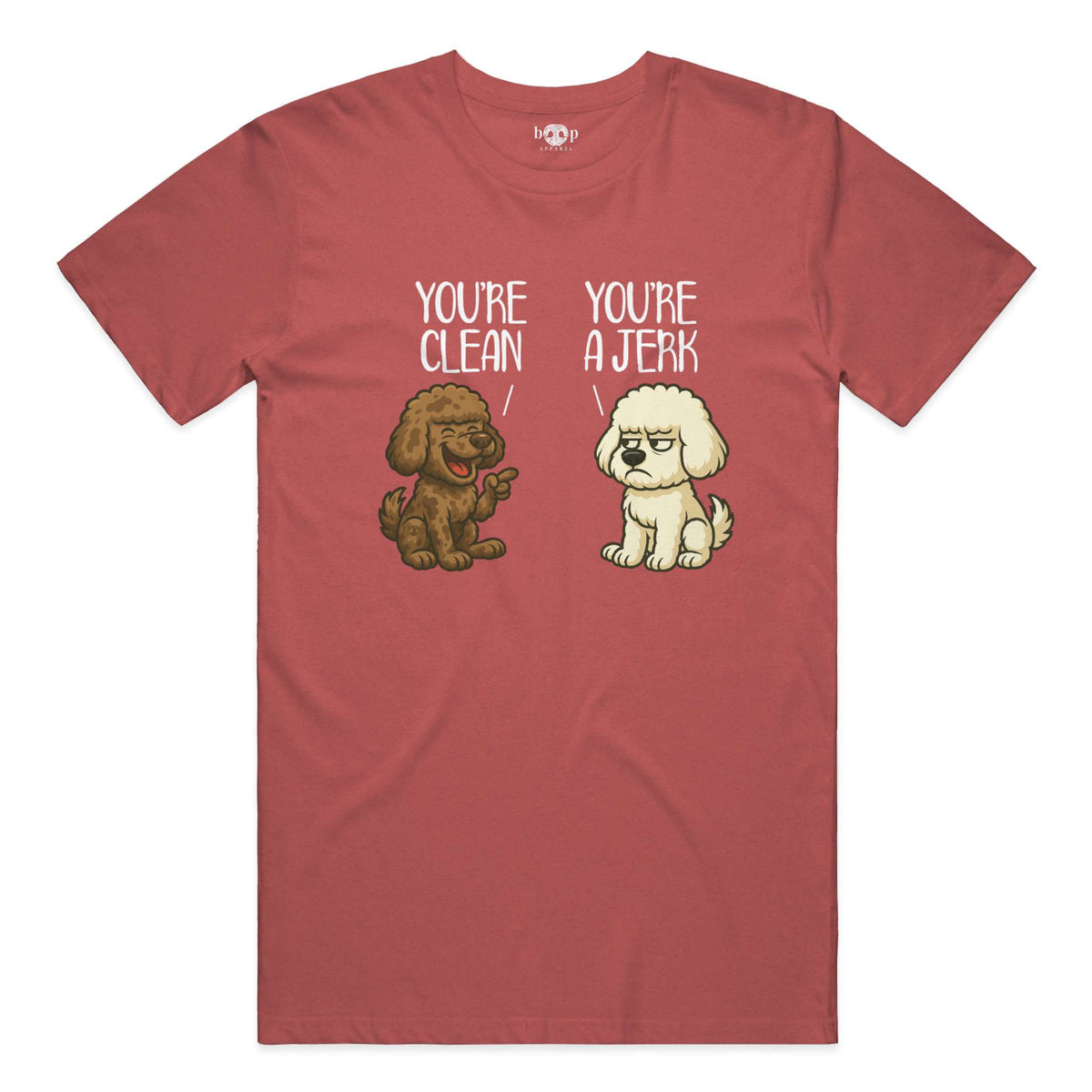 Clean and Jerk performance t in Red Triblend