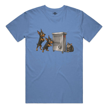 Clever Girls everyday t in Heather Columbia Blue