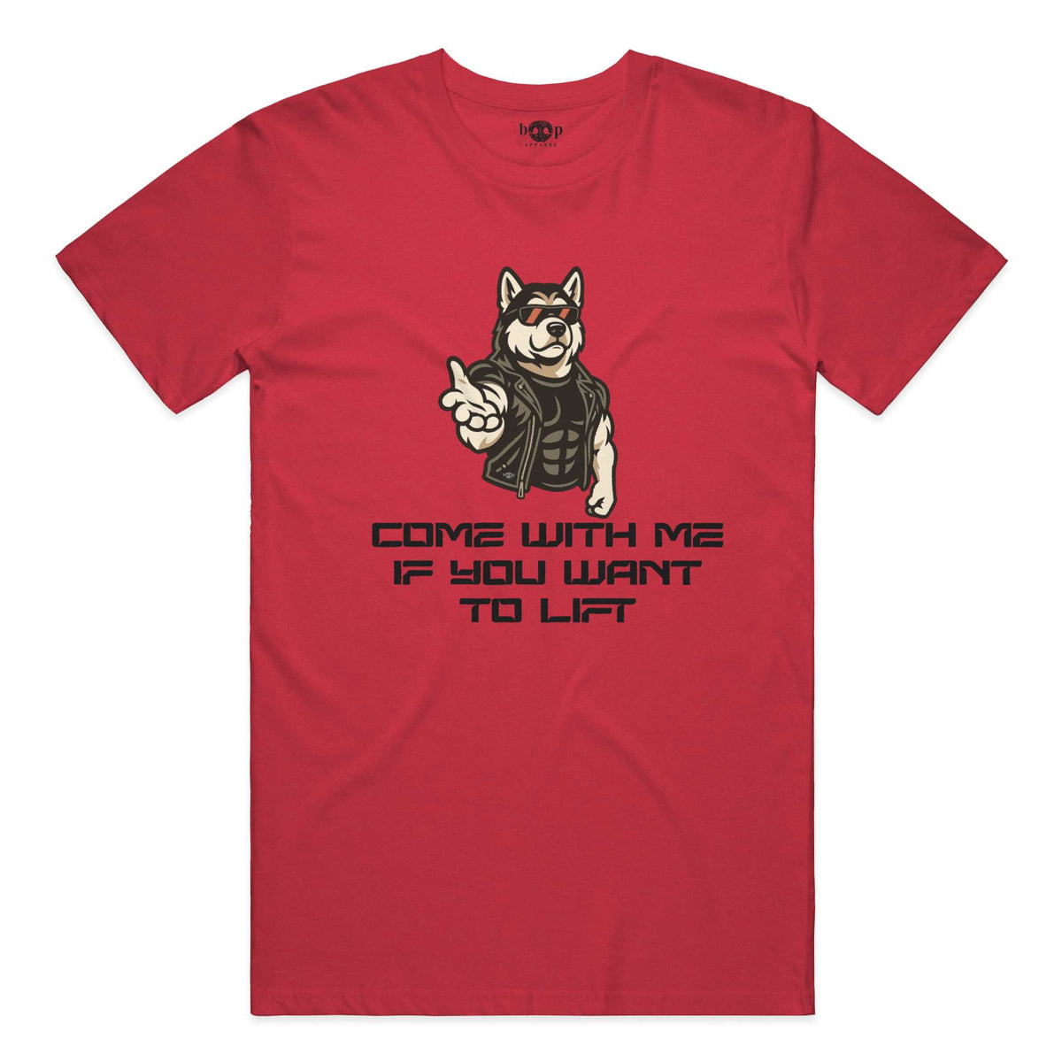 Come With Me everyday t in heather red