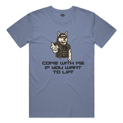 Come With Me performance t in Blue Triblend