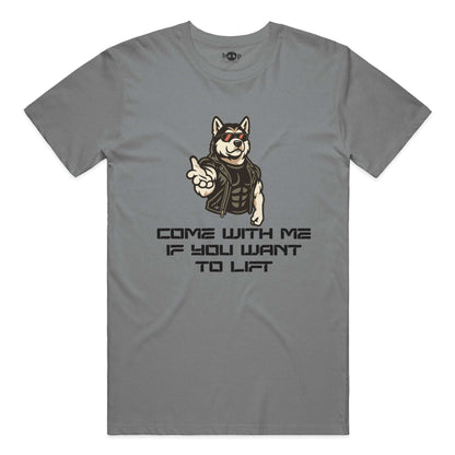 Come With Me performance t in Grey Triblend