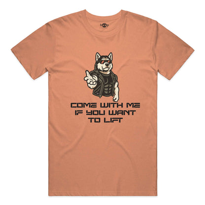 Come With Me performance t in Orange Triblend