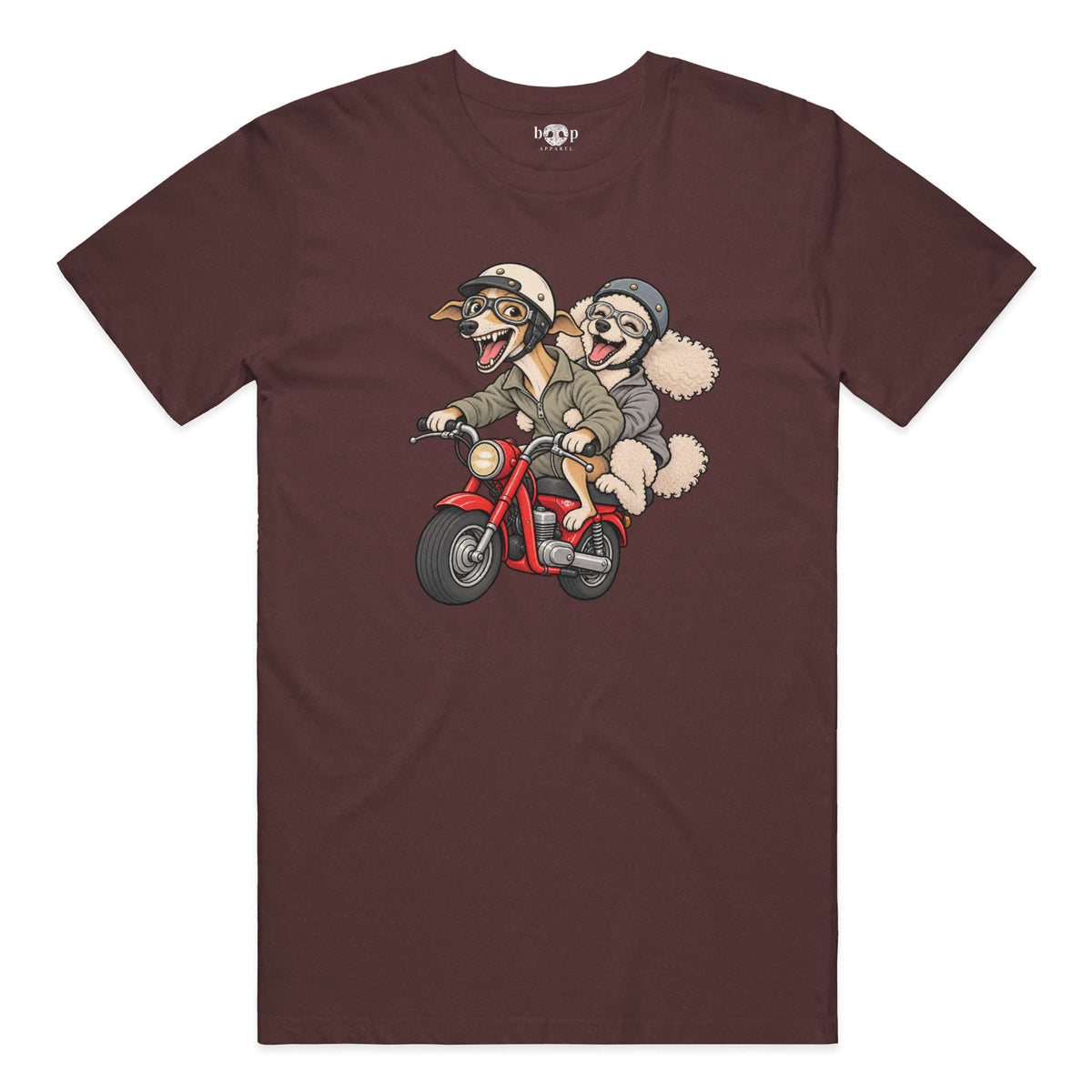 Dog and Dogger everyday t in Heather Cardinal