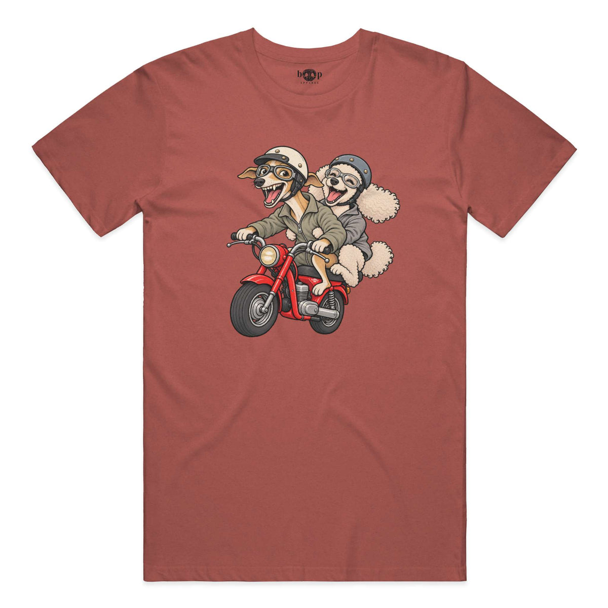 Dog and Dogger performance t in Clay Triblend