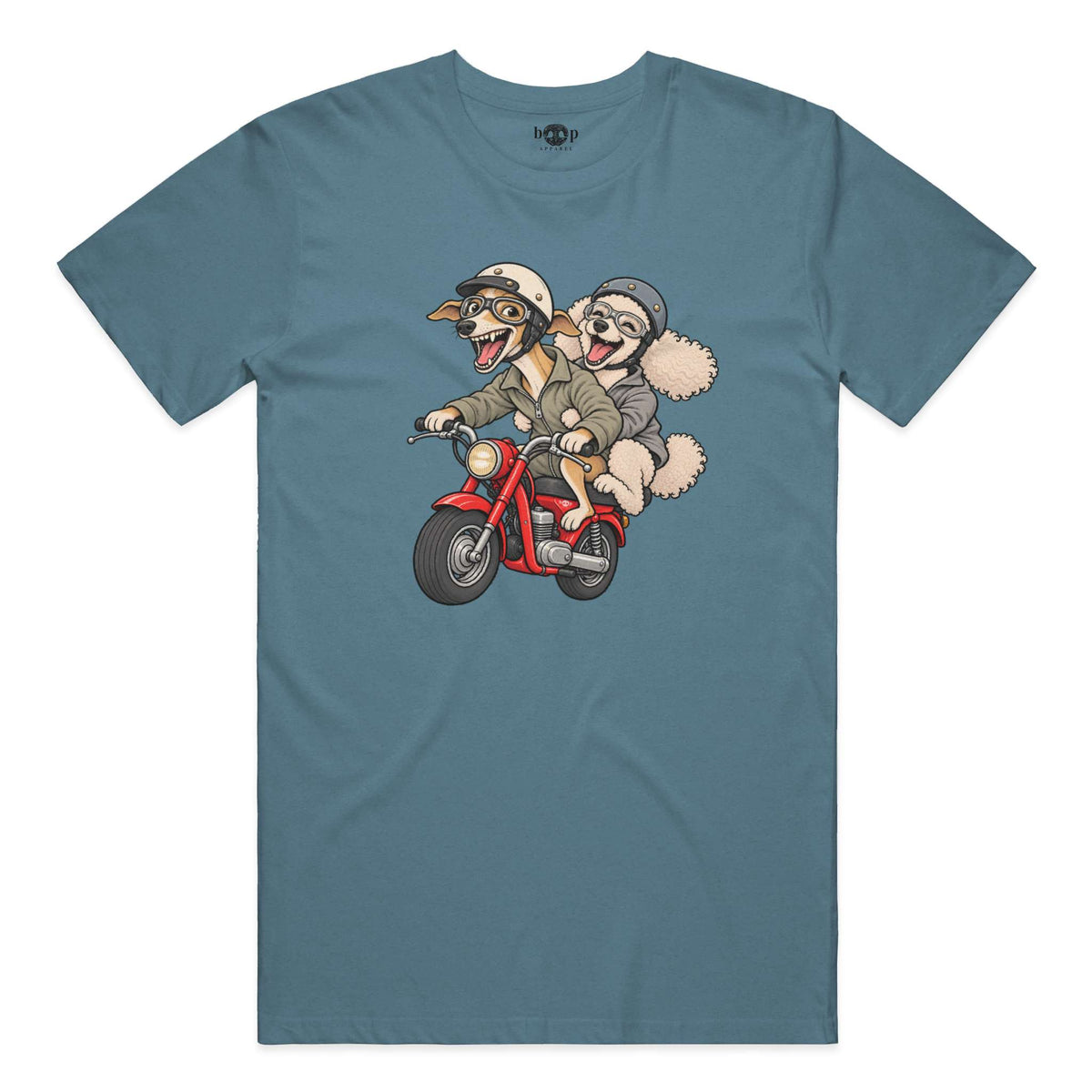 Dog and Dogger performance t in Solid Slate Triblend