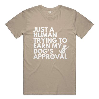 Dog's Approval everyday t in Heather Tan