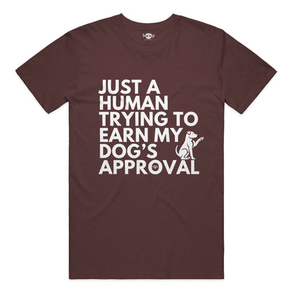 Dog's Approval performance t in Cardinal Triblend
