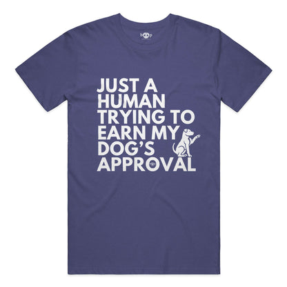 Dog's Approval performance t in Navy Triblend