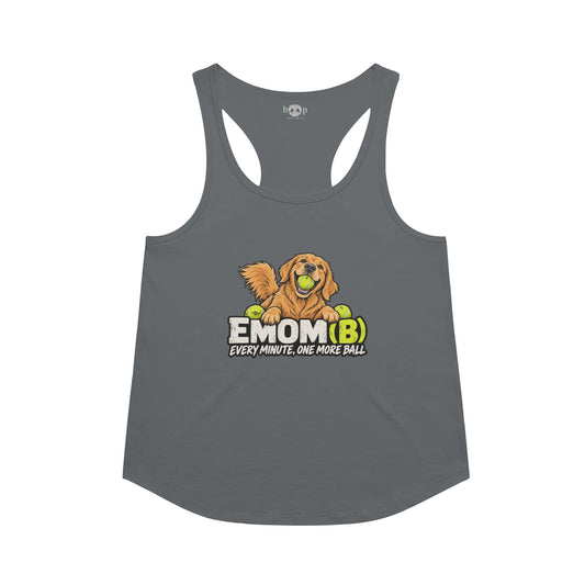 EMOM(B) racerback tank in Indigo
