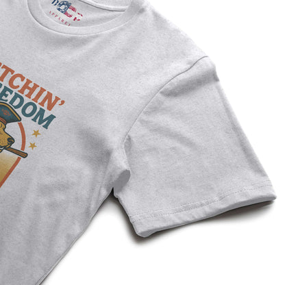 Fetchin' Freedom Everyday T, alternate view 2