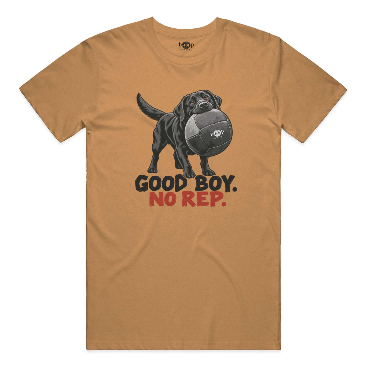 Good Boy No Rep everyday t in Heather Autumn
