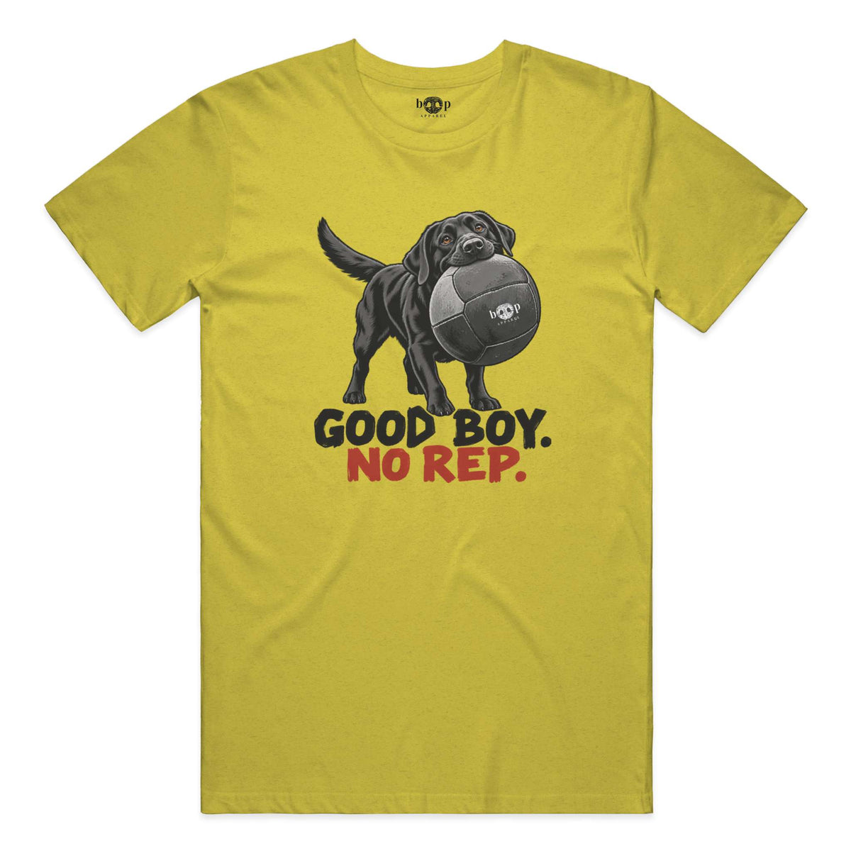 Good Boy No Rep performance t in Yellow Gold Triblend